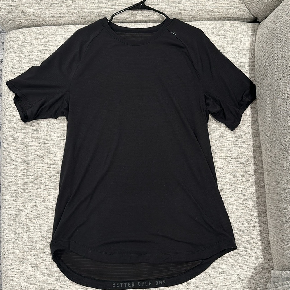 Lululemon Dry sense, very comfy and stretch material. Excellent for working out!